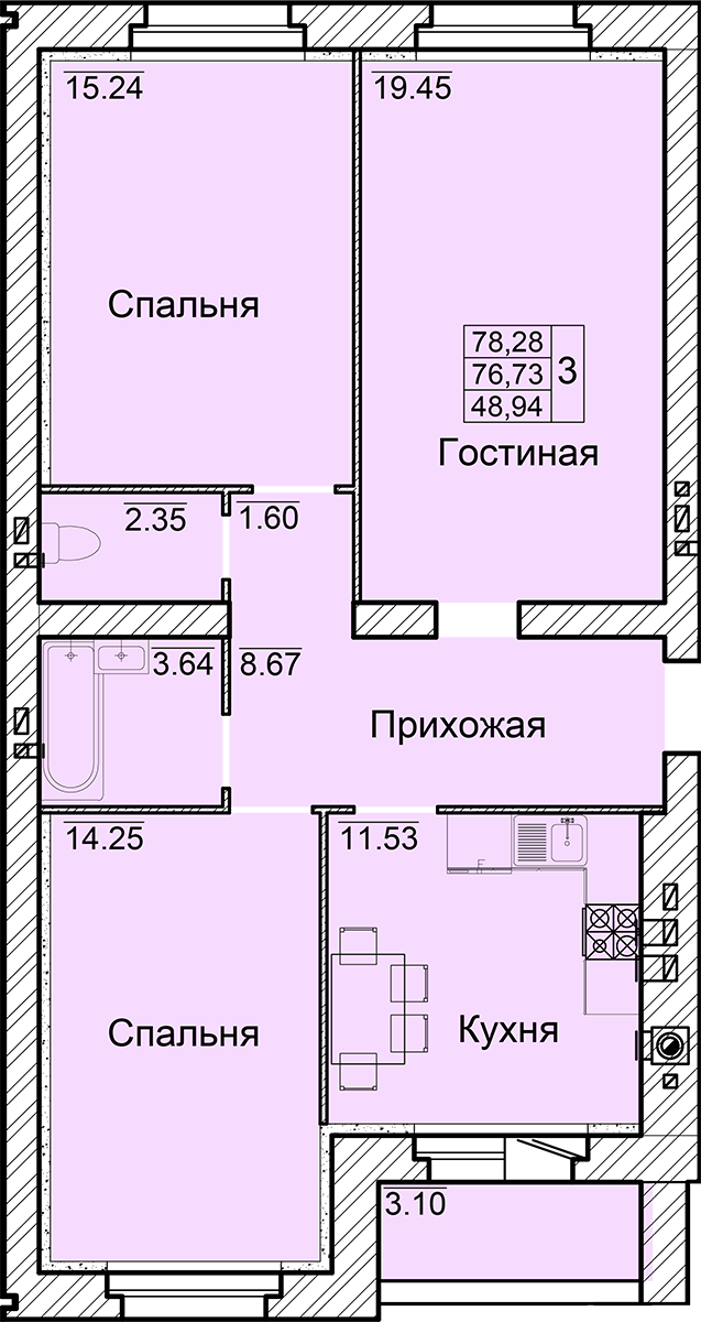 Планировка дома и комнат